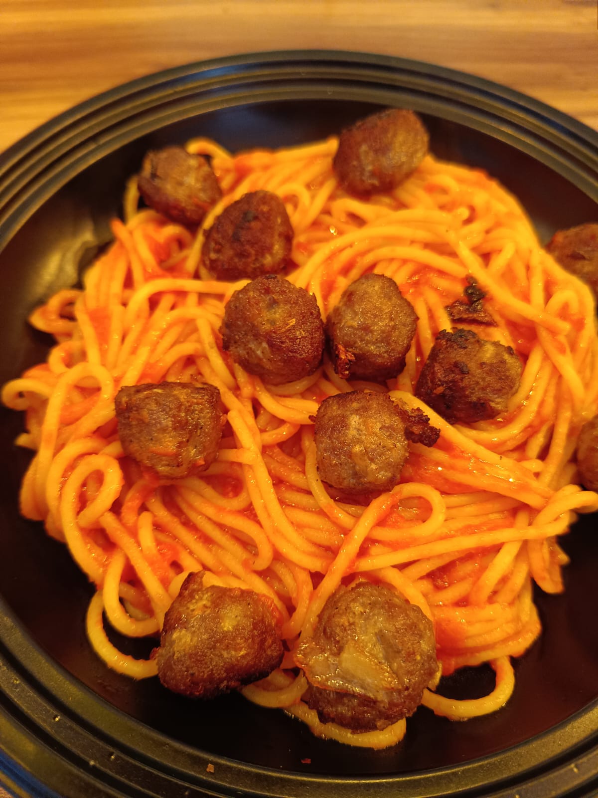 Kuru Köfteli Spagetti